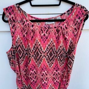 Sheer PLUS Tank - Berry Color Pattern